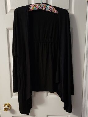 Reitmans Black Plus Knit Top